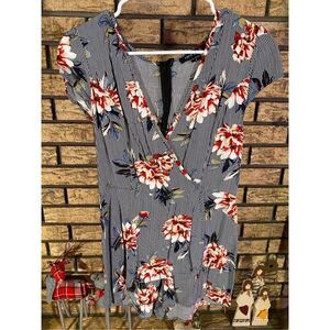 New Look Floral Striped‎ Dress